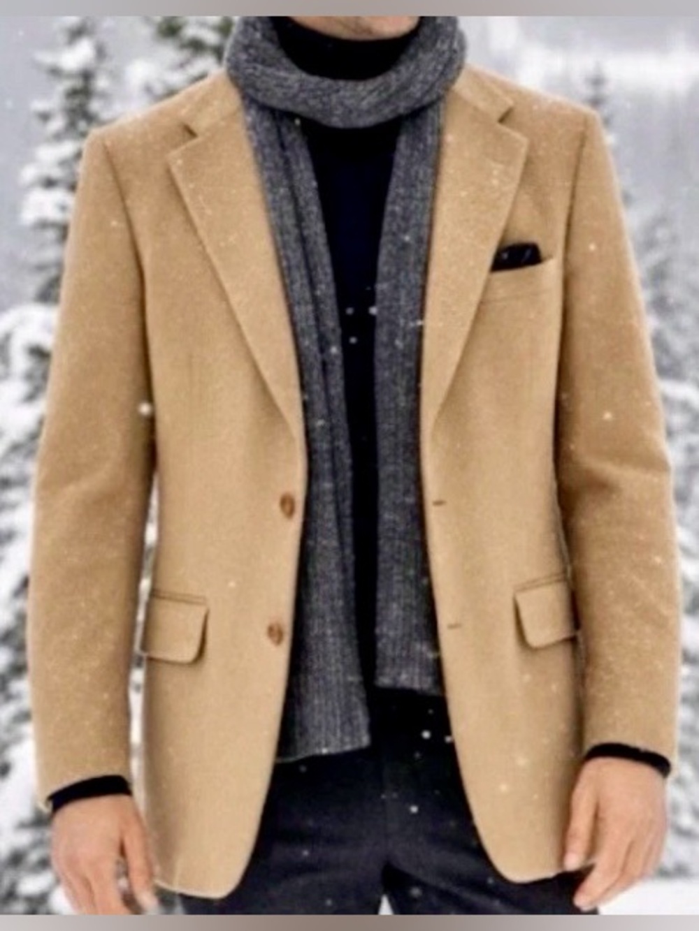 Vintage Burberrys Men’s Pure Camel Hair Tan Sports Jacket Blazer USA Size 42L